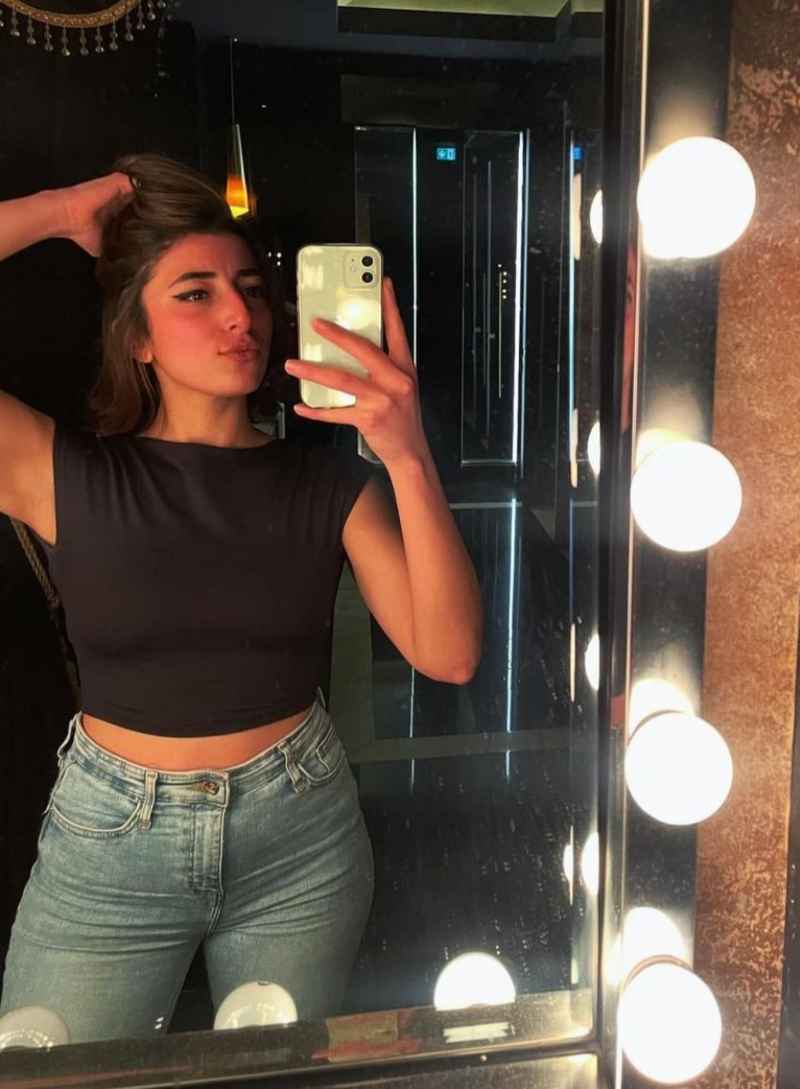 April - brunette